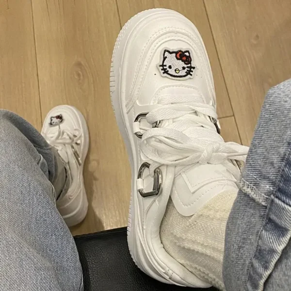 zapatillas hello kitty blanco