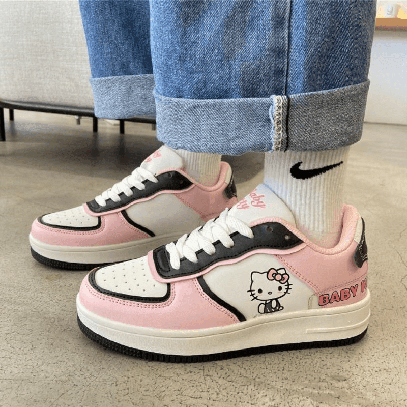 zapatillas hello kitty rosa