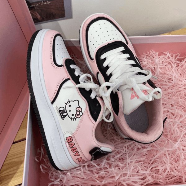 zapatillas hello kitty rosa