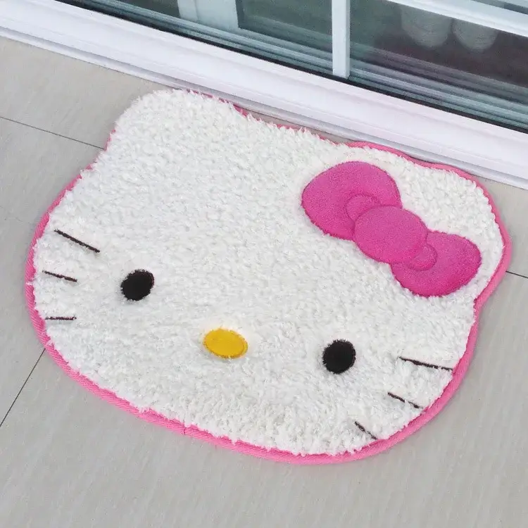 alfombra hello kitty emoji blanca
