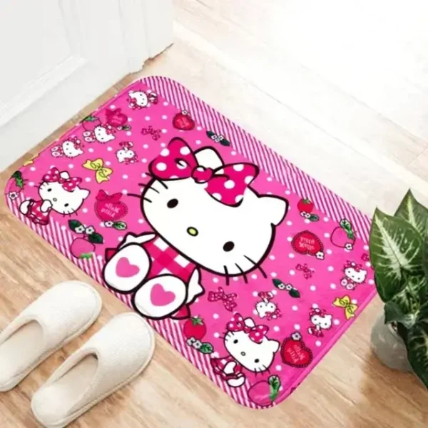 alfombra hello kitty fresa