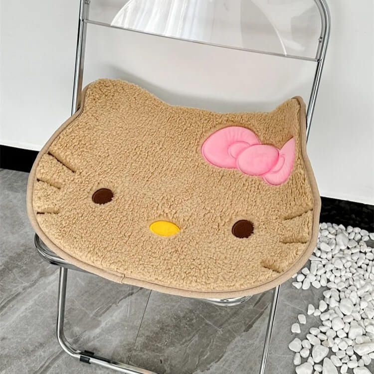 alfombra hello kitty marron claro