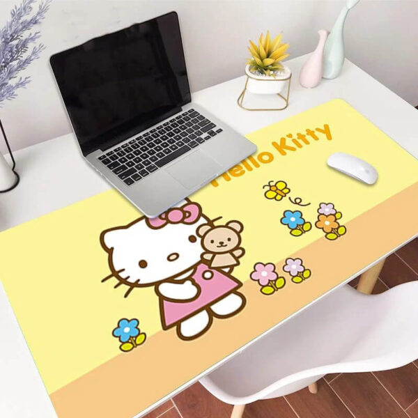alfombrilla raton hello kitty amarillo