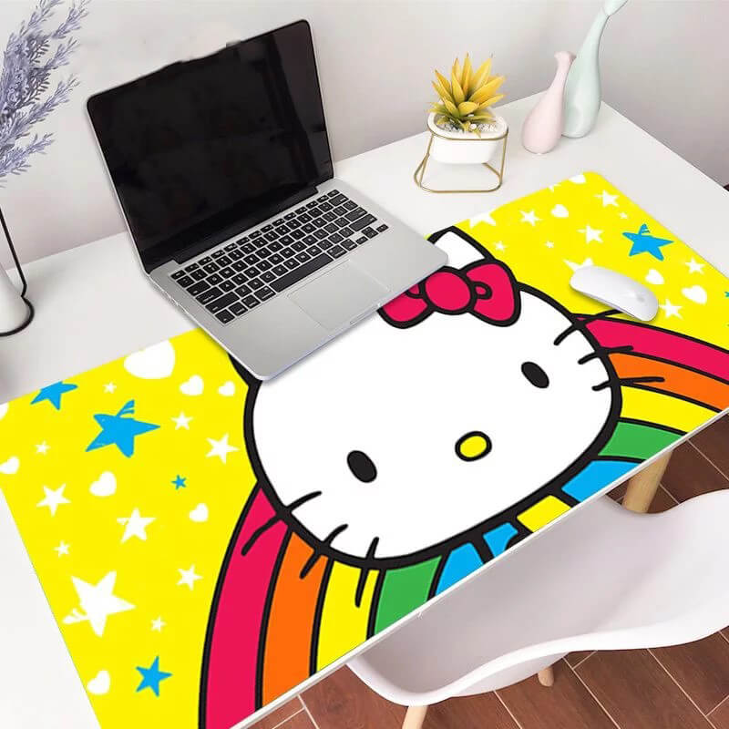 alfombrilla raton hello kitty arcoiris alfombrilla raton hello kitty arcoiris