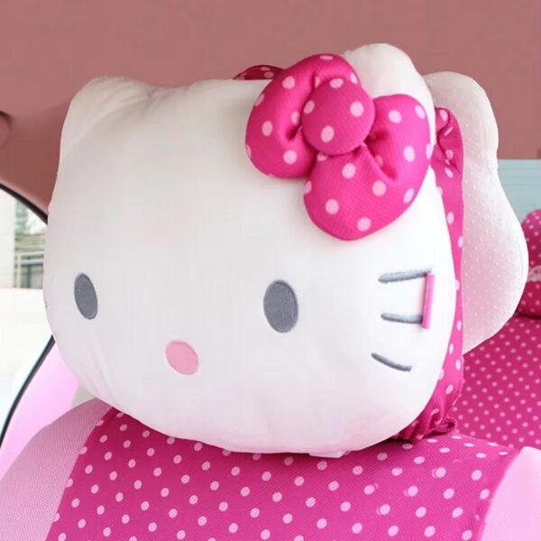 almohada para coche hello kitty