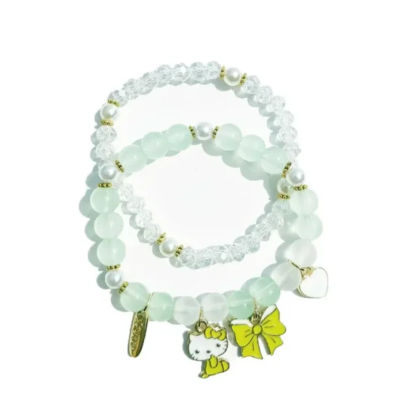 brazalete hello kitty amarillo