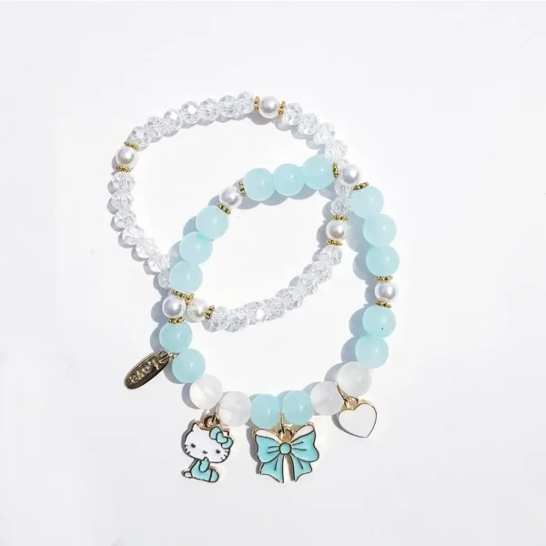 brazalete hello kitty azul