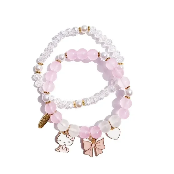 brazalete hello kitty rosa