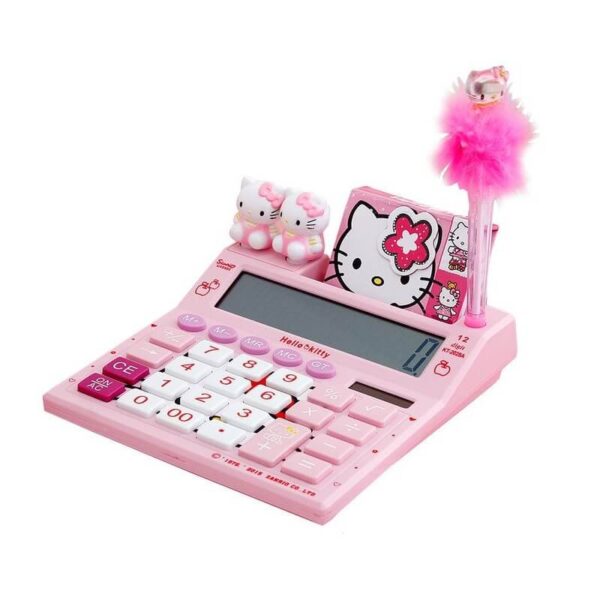 calculadora hello kitty rosa