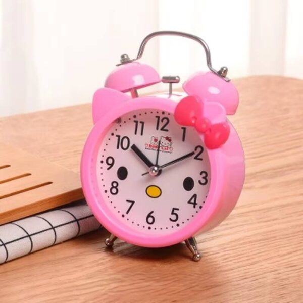despertador de hello kitty rosa