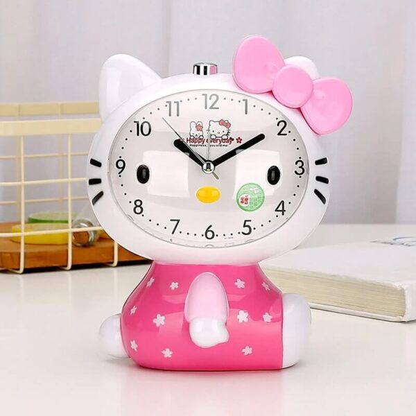 despertador hello kitty niña blanco