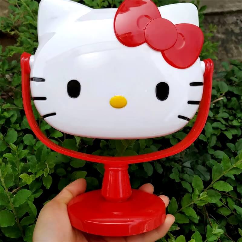 espejo hello kitty rojo