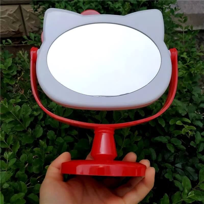 espejo hello kitty rojo