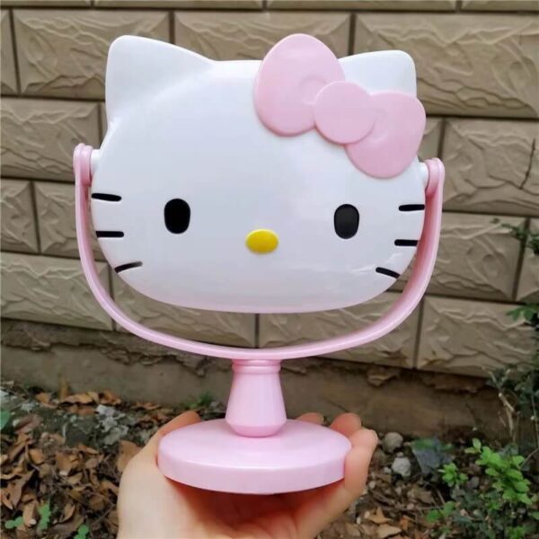 espejo hello kitty rosa