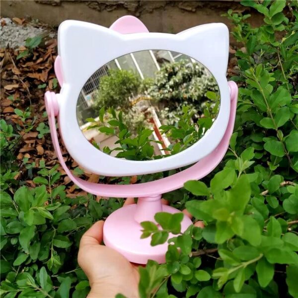 espejo hello kitty rosa