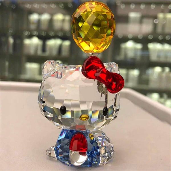 figura hello kitty cristal