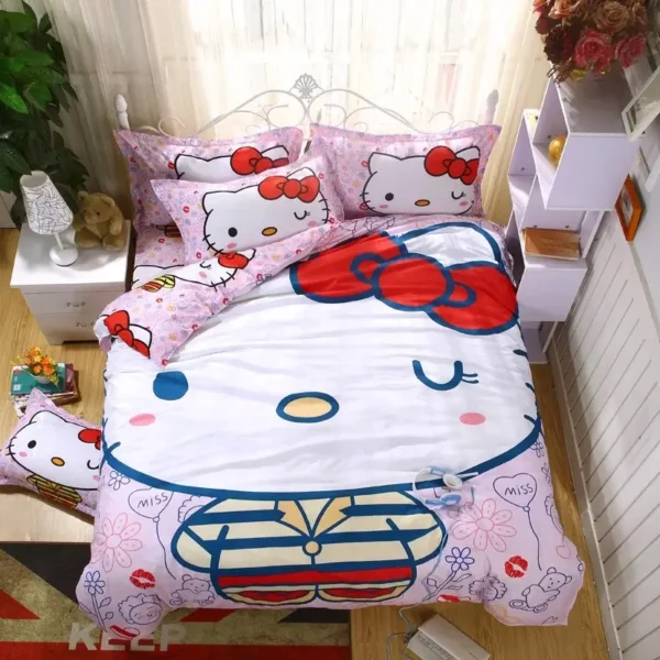 funda nordica hello kitty guiño
