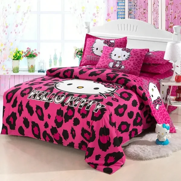 funda nordica hello kitty leopardo