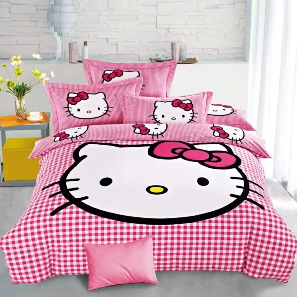 funda nordica hello kitty rosa