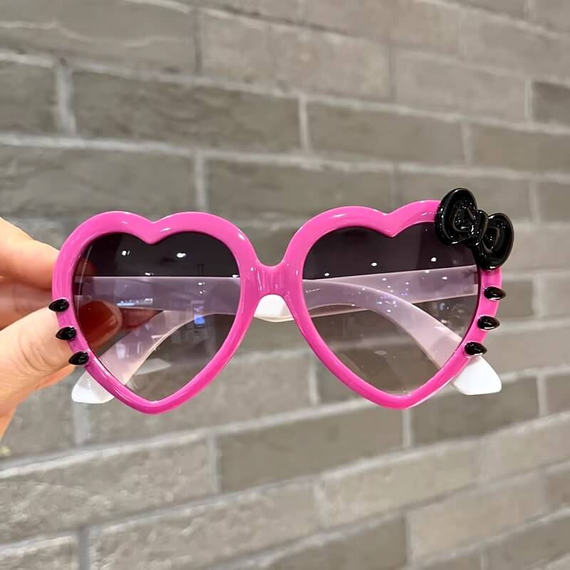 gafas de sol hello kitty corazon rosa