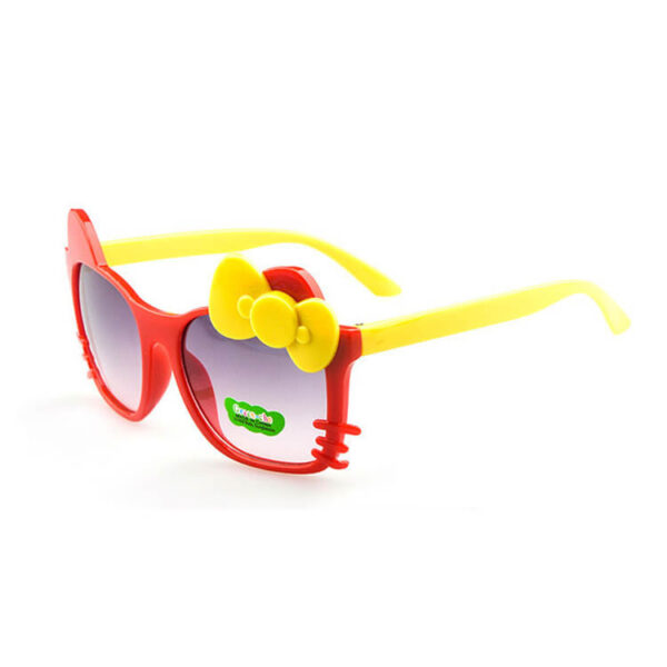 gafas de sol hello kitty rojo amarillo