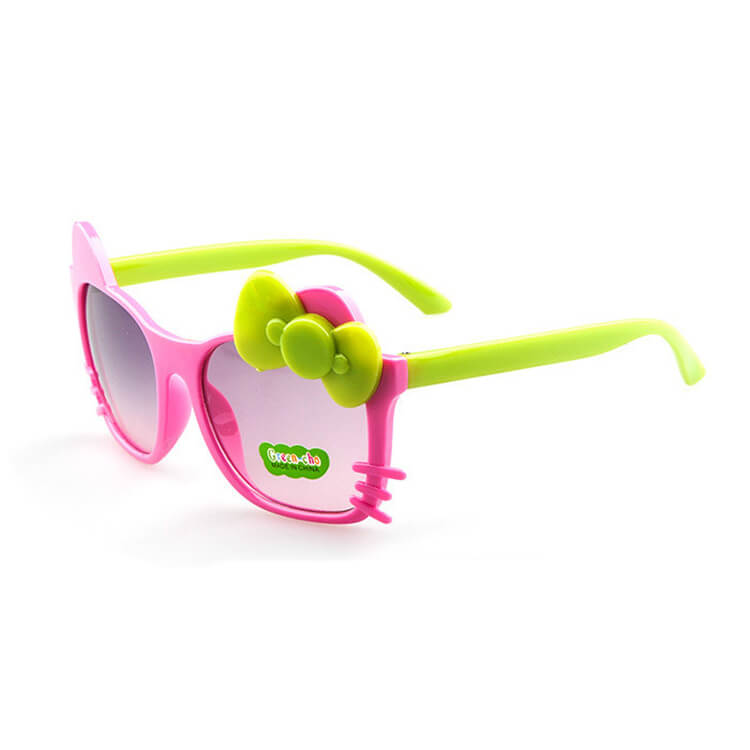 gafas de sol hello kitty rosa verde