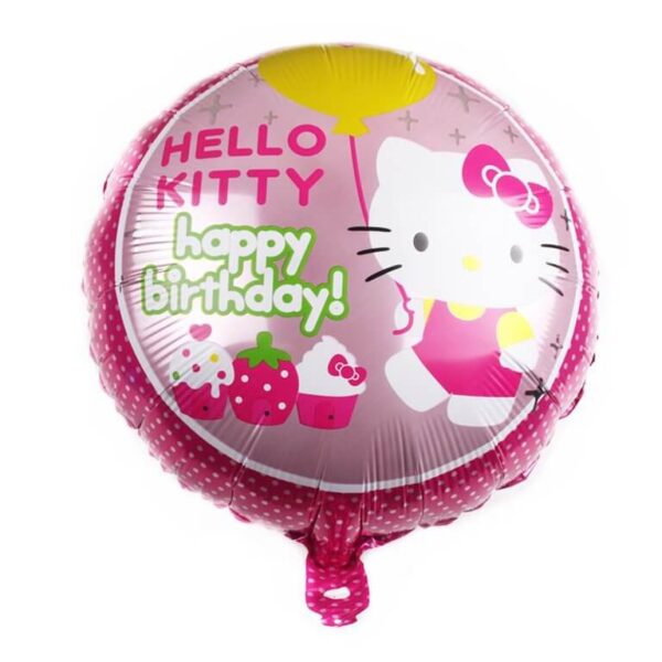 globo hello kitty feliz cumpleaños