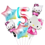 globos hello kitty arcoiris
