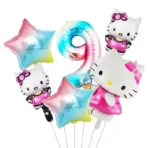 globos hello kitty arcoiris
