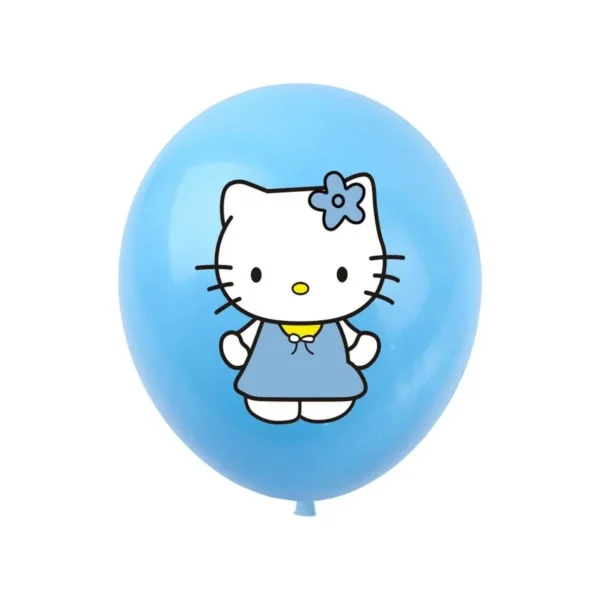 globos hello kitty azul