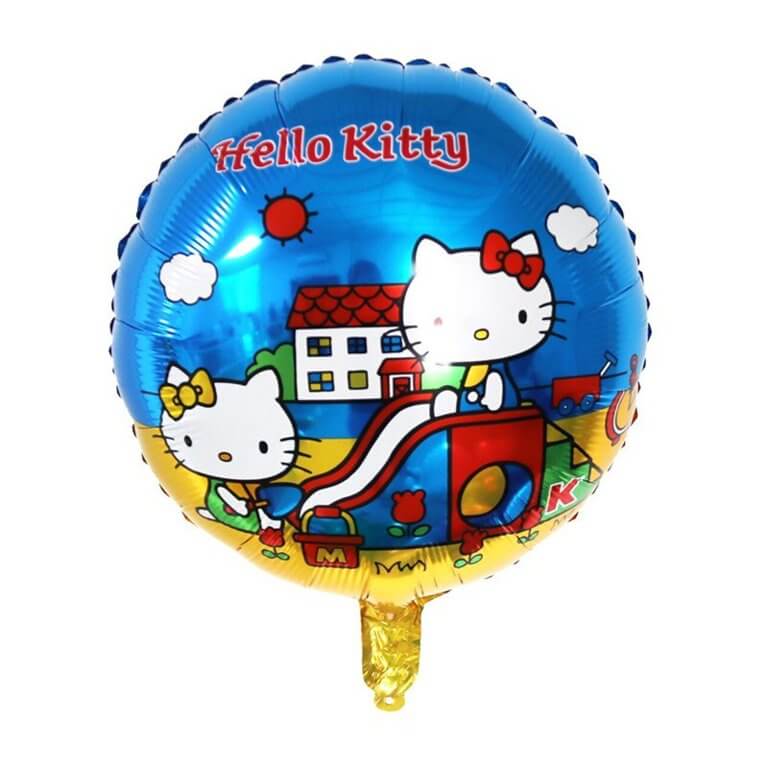 globos hello kitty azul metalico globos hello kitty azul metalico