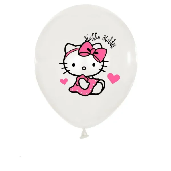 globos hello kitty blancos