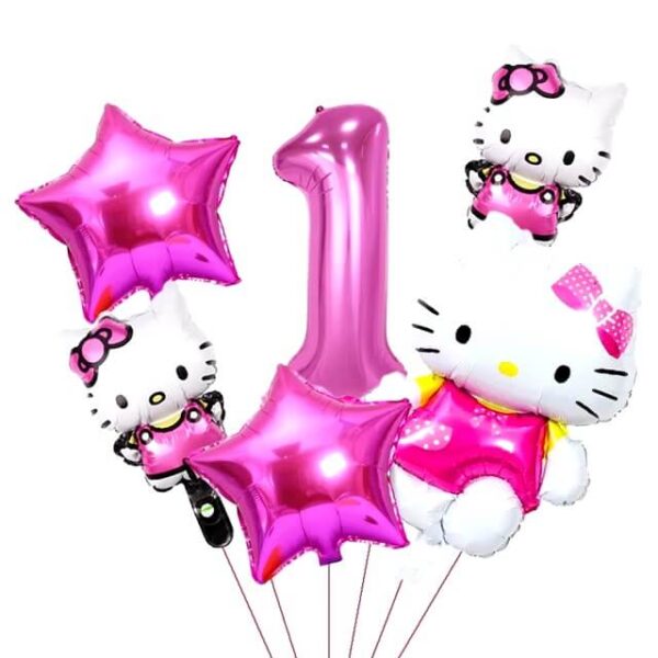 globos hello kitty rosa