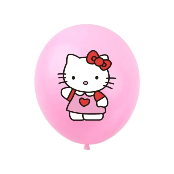 globos hello kitty rosa claro