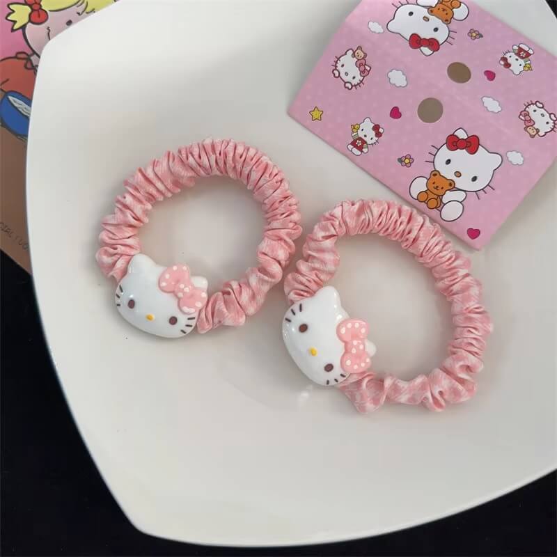 goma-de-pelo-hello-kitty-color goma de pelo hello kitty color