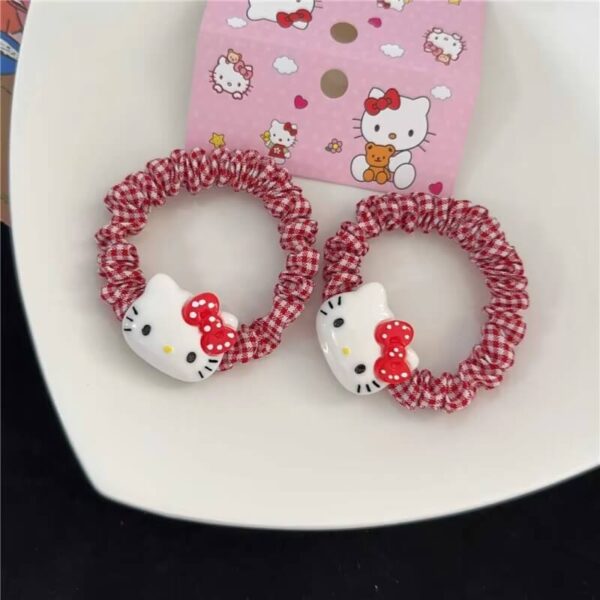 goma de pelo hello kitty rojo