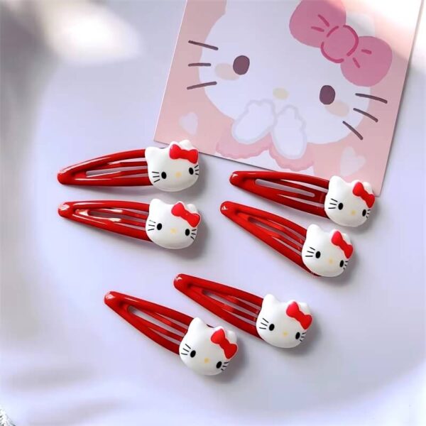 horquilla hello kitty rojo