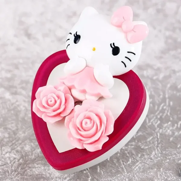 luz de noche hello kitty corazon