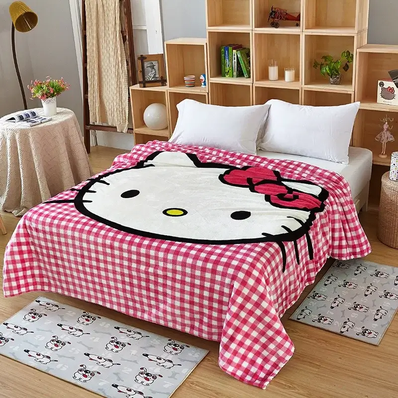 manta hello kitty cuadrille manta hello kitty cuadrille