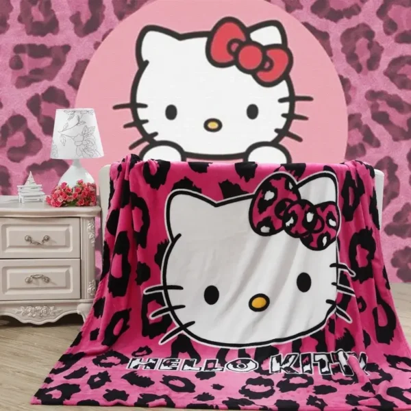 manta hello kitty leopardo