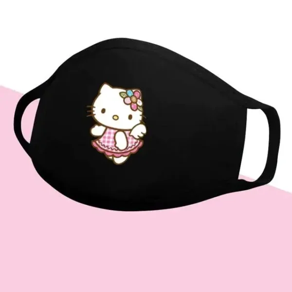 mascara hello kitty vestido