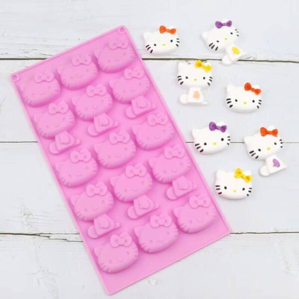 molde de chocolate hello kitty