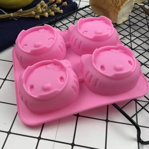 molde hello kitty de silicona