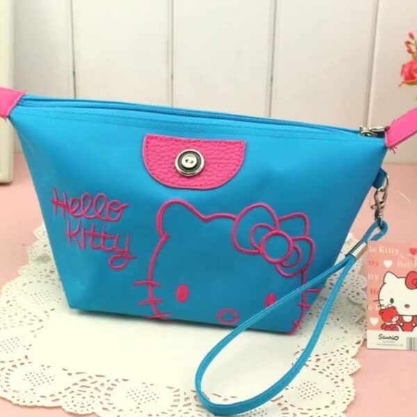 neceser de maquillaje hello kitty azul