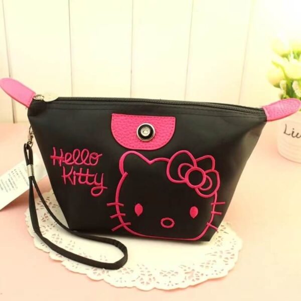 neceser de maquillaje hello kitty color negro