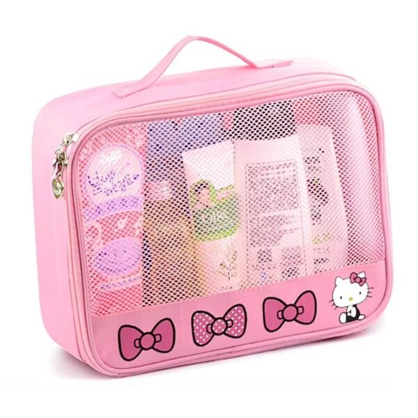 neceser hello kitty transparente