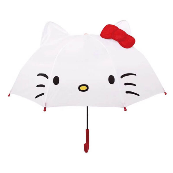 paraguas hello kitty blanco