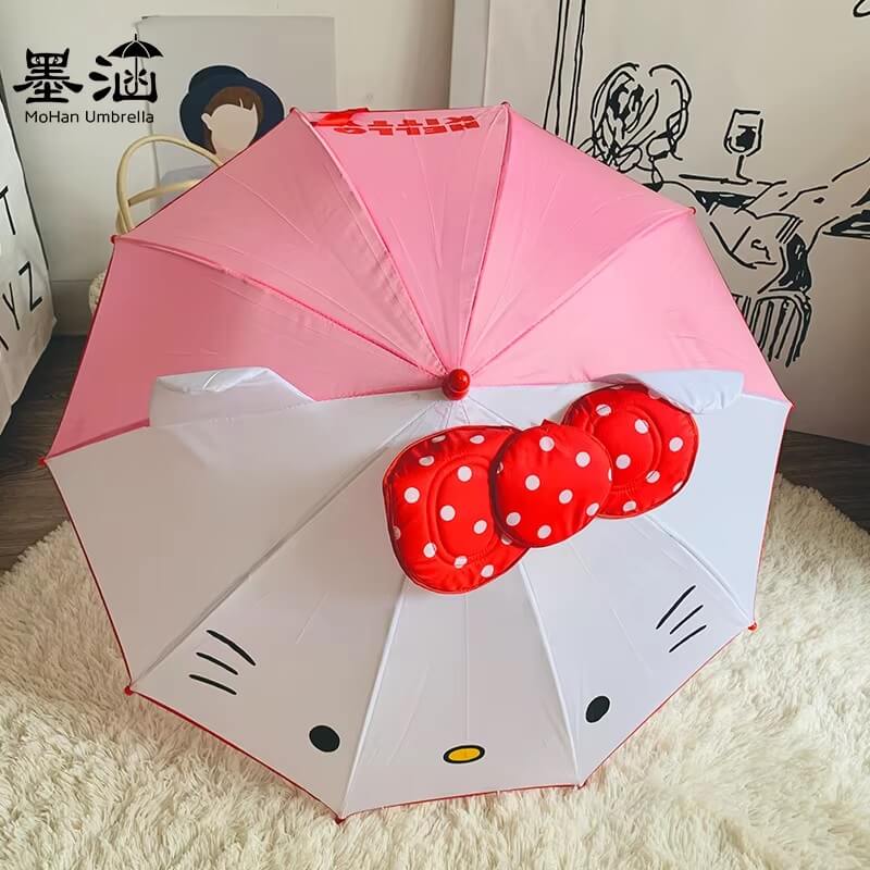 paraguas hello kitty rosa y blanco paraguas hello kitty rosa y blanco