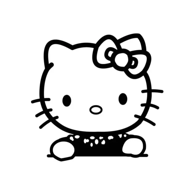 pegatina hello kitty clasico