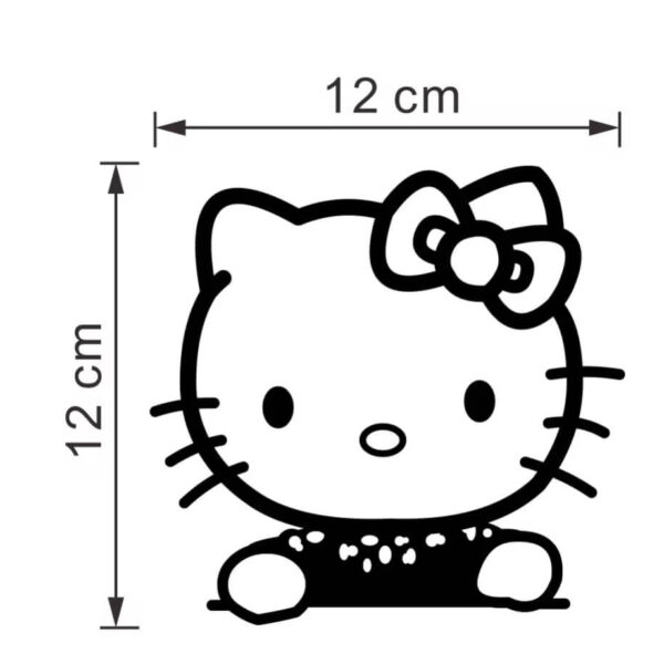 pegatina hello kitty clasico
